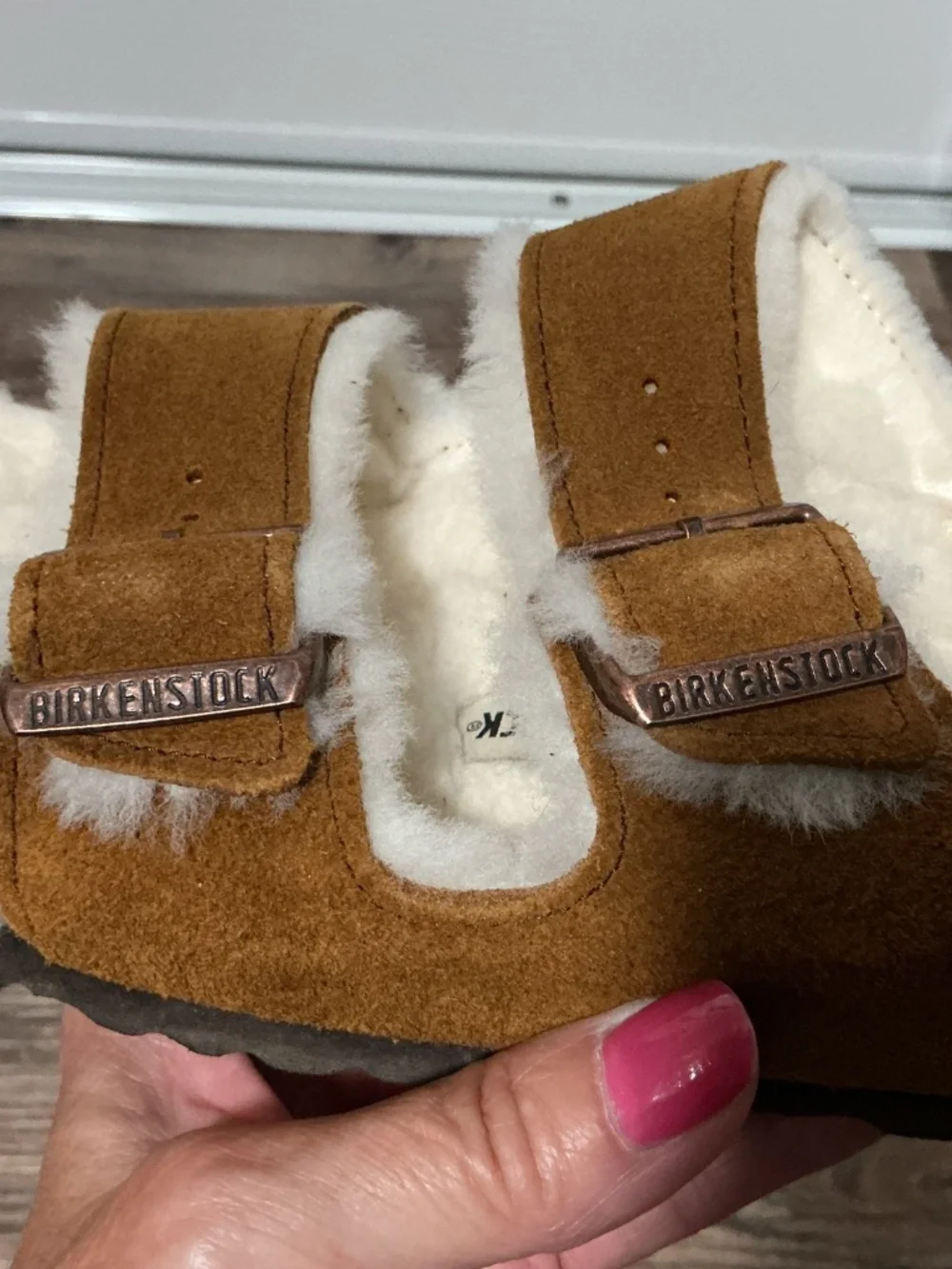 Birkenstock Arizona Shearling Lined Sandals - 38